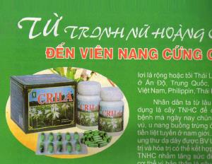 Từ Trinh nữ hoàng cung đến viên nang Crila