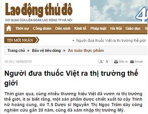 Người đưa thuốc Việt ra thị trường thế giới